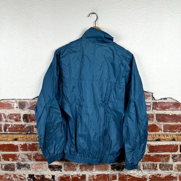 Vintage Ron Jon Surf Shop Jacket Size Small Blue Nylon Zip Up Windbreaker 90s - Picture 7 of 7